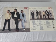 Huey Lewis and the News Fore! LP Vinyl, Chrysalis Records 1986