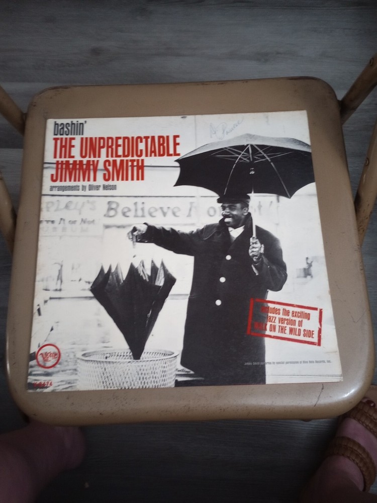 The Unpredictable Jimmy Smith: Bashin’ Vinyl Gatefold ’62 Stereo Verve VG (up)