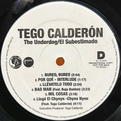 The Underdog/El Subestimado, by Teog Calderon, Vinyl LP, 2006