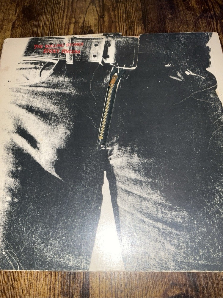 Rolling Stones – Sticky Fingers LP – 1971 Zipper COC 59100 Record Album Vinyl