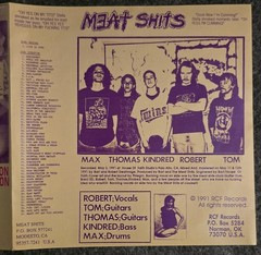 Meat Shits Genital Infection 7″ 2021 Morbid Classics Pic Disc Grindcore VG+/VG+