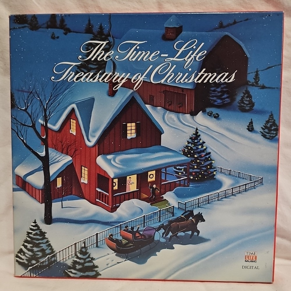 The Time Life Treasury Of Christmas 2 LP box Set 1986 Holiday *See Description*
