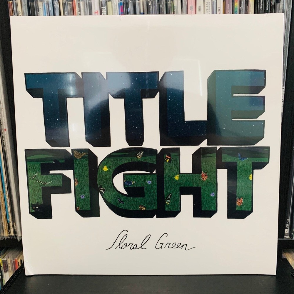 Title Fight – Floral Green Vinyl LP New Sealed Record Black Vinyl 2xLP