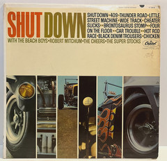 SHUT DOWN – Capitol Compilation (1963 Mono) – 12″ Vinyl Record LP – VG