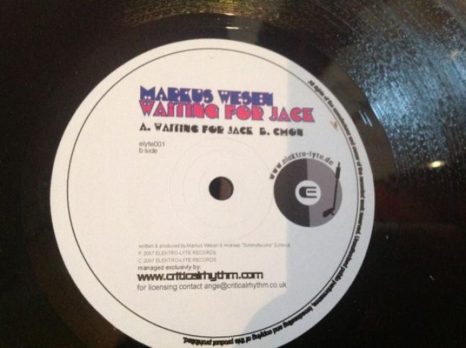 Markus Wesen – Waiting For Jack (12″) (Very Good (VG)) – CC2