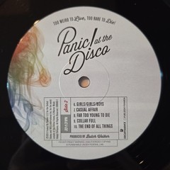 Panic! at the Disco • Too Weird To Live, Too Rare To Die! • Vinyl LP • 2013