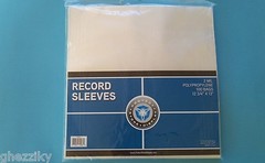100 PLASTIC OUTER SLEEVES VINYL RECORD LP ALBUM PLASTIC COVERS