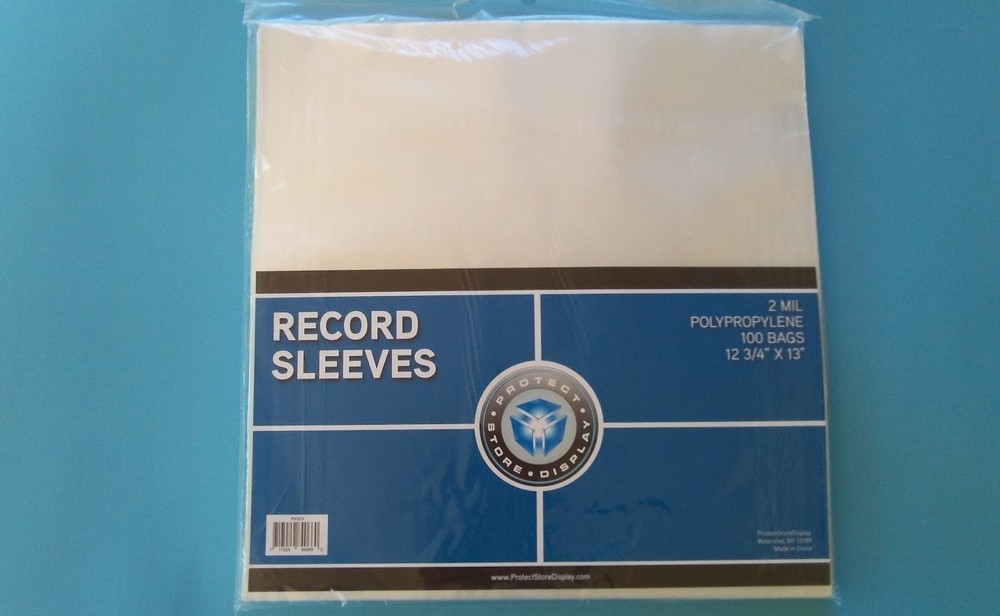 300 PLASTIC OUTER SLEEVES 33 1/3 RPM VINYL RECORD LP ALBUM PLASTIC COVERS
