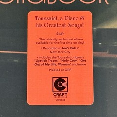 Allen Toussaint – Songbook 2LP Vinyl NEW
