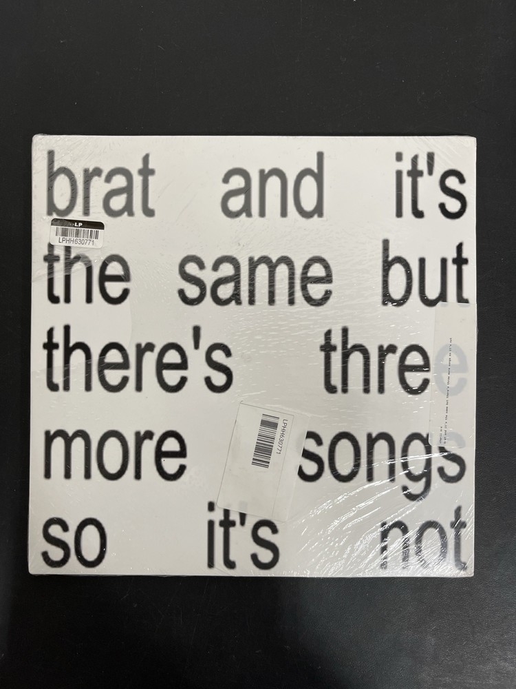 Charli XCX – Brat And It’s T … Deluxe Ed. Etched White Vinyl SEALED NOT TESTED