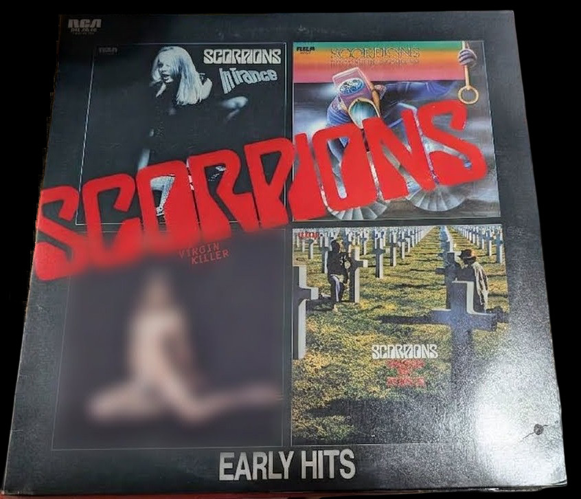 RARE HTF Scorpions Early Hits LP Vinyl Japan VG+ Cover NM VINYL KEEPER! PROMO