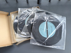 1960’s Learn Spanish Entender y Hablar Español Set of 10 Records 33-1/3 RPM 7″