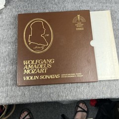 Wolfgang Amadeus Mozart Violin Sonatas Vinyl Box Set Musical Heritage Society
