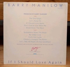 Barry Manilow – If I Should Love Again (UK vinyl LP) 1981, pop, ballad