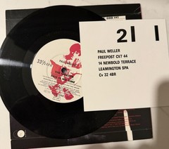 Paul Weller The Weaver EP 1993 UK 7” Vinyl GOD 107 Wild Wood + Insert