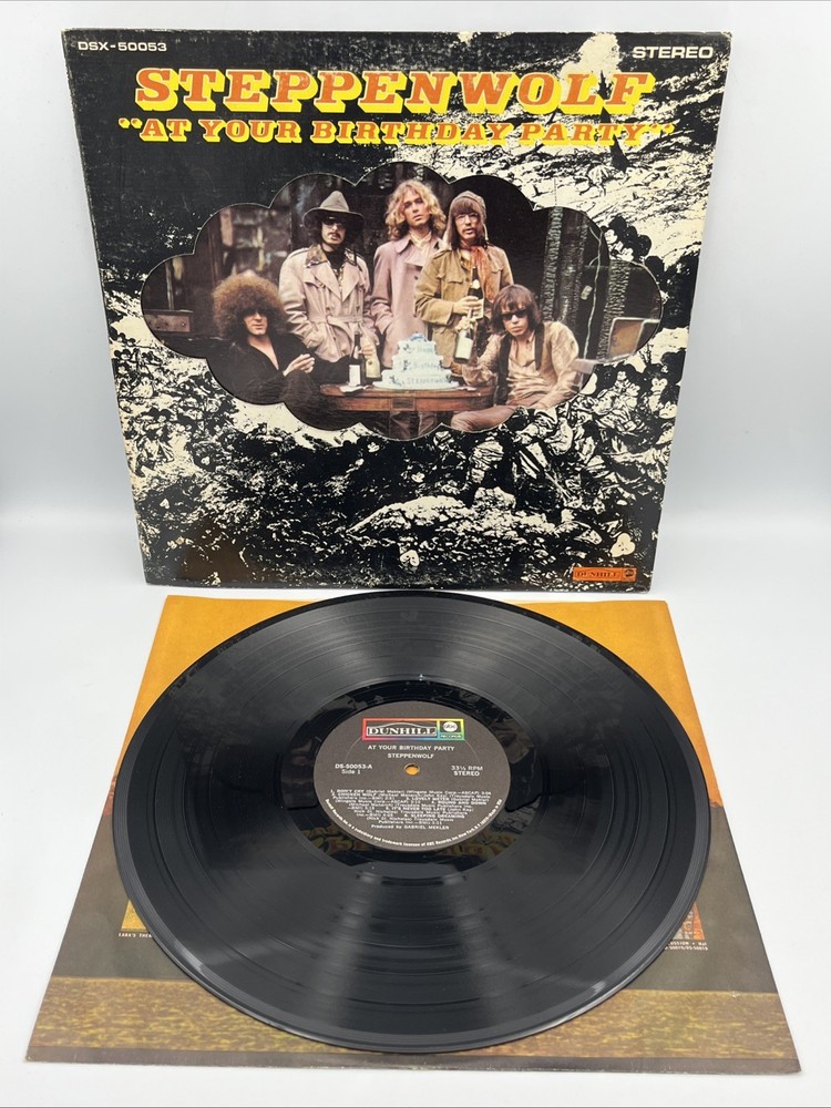 Steppenwolf At Your Birthday Party 1969 Vinyl LP DS 50053 Dunhill Tested