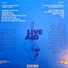 QUEEN LIVE AID Remastered Soundboard VINYL Album LP Official Release NEW