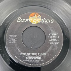 Survivor – Eye of the Tiger 7″ Single 1982 Scotti Brothers Pop Rock 45 RPM