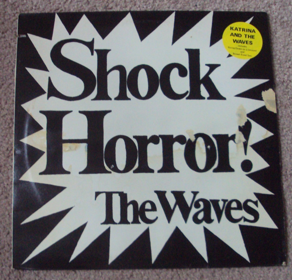 KATRINA & THE WAVES Shock Horror LP early-80’s new wave UK import w/hype-sticker
