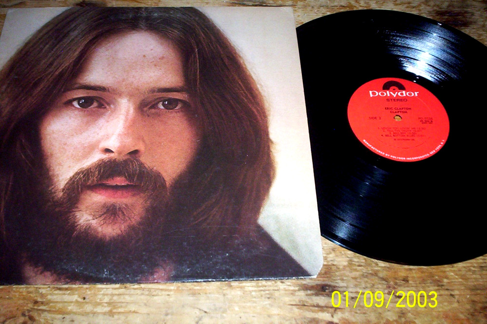 ERIC CLAPTON ( CLAPTON ) ORIG 1973 Polydor Records VINYL LP w/ DUANE ALLMAN vg++