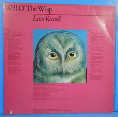 LEON RUSSELL WILL O’ THE WISP 1975 ORIGINAL PRESS GREAT CONDITION! VG+/VG+!!C