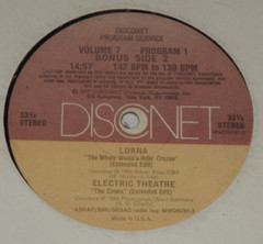 DISCONET VOLUME 7 PROGRAM 1 DEBBIE DEB when i hear music / EDGAR WINTER son of +