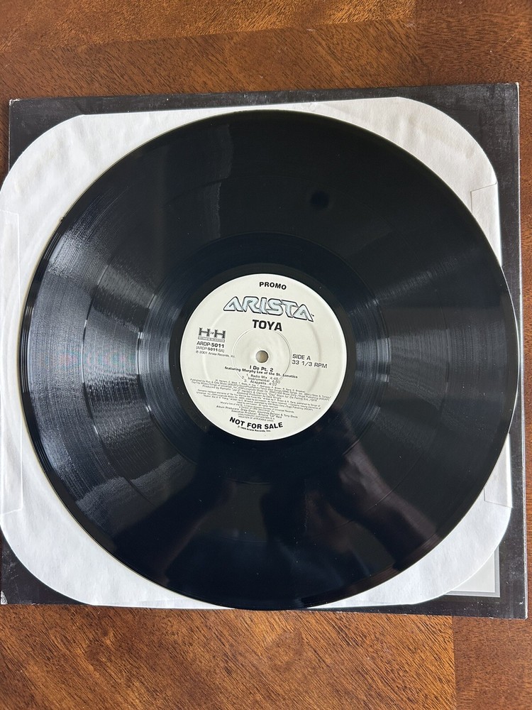 Toya – I Do!! 2001 Vinyl 12″ Single 33 RPM Dance House Soul Electronic Promo
