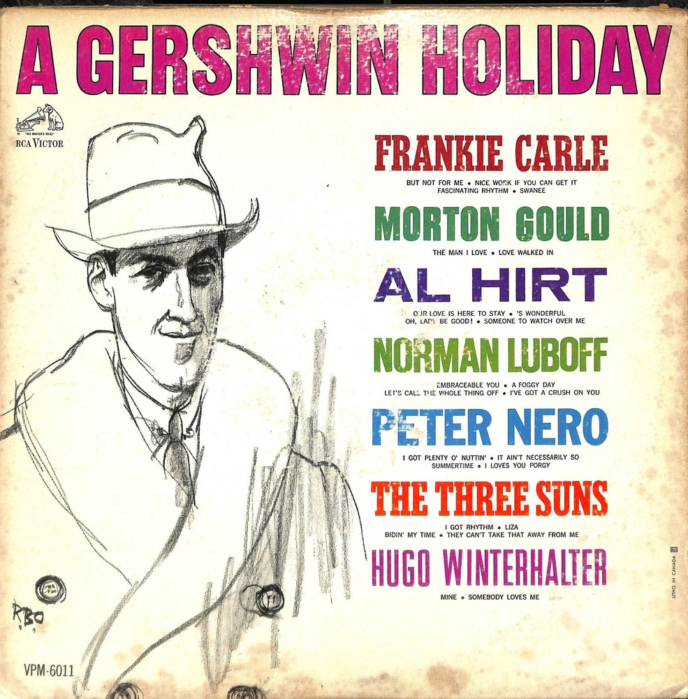 Various Artists – A Gershwin Holiday 2xLP 1964 RCA Victor Jazz Easy Listening 33