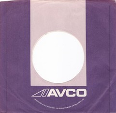 Mixed 2 Lot 70’S AVCO RECORDS LABEL 7″ 45 RPM Original Record Company Sleeves
