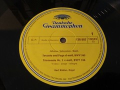 Johann Sebastian Bach, Karl Richter LP NM, Deutsche Grammophon #138 907