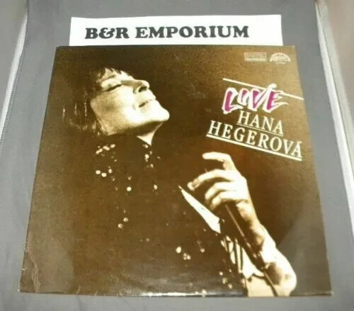 Hana Hegerova – Live – (1990 Import-Czech Republic Supraphon Records) – Used LP