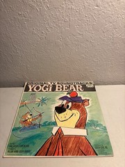 VINTAGE YOGI BEAR AND BOO BOO ORIGINAL TV SOUNDTRACK LP COLPIX CP 205 MONO 1961