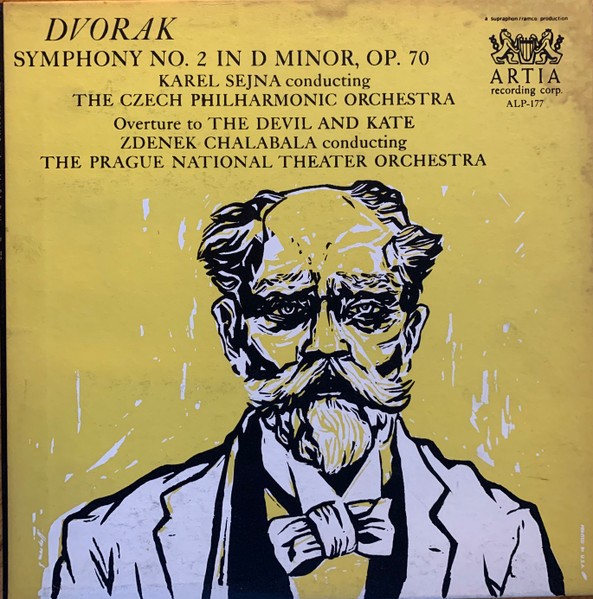 Antonín Dvořák, Karel Šejna Conducting The Czech Philharmonic Orchestra / Zd