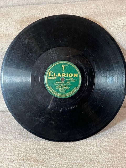 Frank Ferera’s Hawaiian Trio 1920’s Beautiful Love 78 RPM Clarion