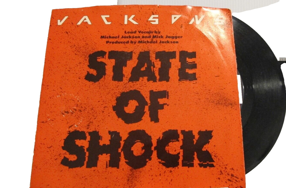 45 RECORD – THE JACKSONS – STATE OF SHOCK