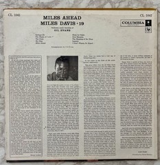 Miles Davis Miles Ahead Columbia CL 1041 Jazz LP Vinyl Record Mono