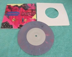 Skywave / Gold Split Purple Colored 7 inch 45 RPM Vinyl Record