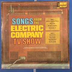 Disneyland/Disney: Songs From The Electric Company TV Show 12″ LP Stereo 1973