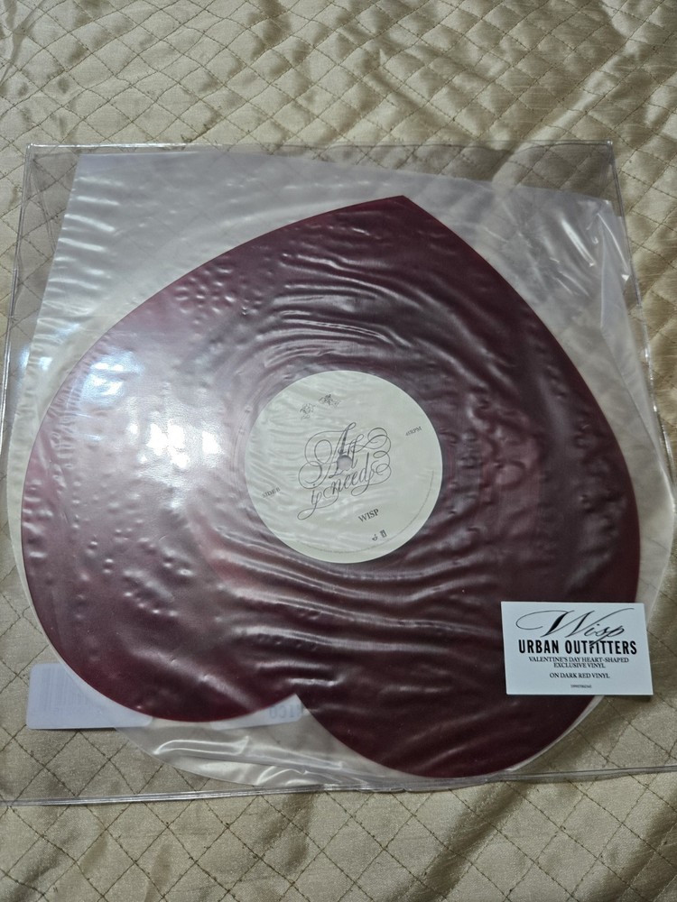 Wisp Valentines Day Exclusive Heart Shaped 7 Inch Vinyl Yellow / All I Need