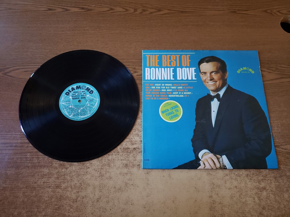 1960s VERY GOOD++ The Best Of Ronnie Dove 5005 LP33 SEE NOTES