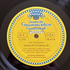 Tchaikovsky Symphony No. 4 in F Minor Leningrader SLPM 138 657 DGG Release 1/63