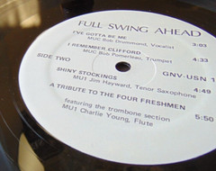 33RPM United States Navy Band’s Jazz Ensemble – Full Swing Ahead Commodores, EX-