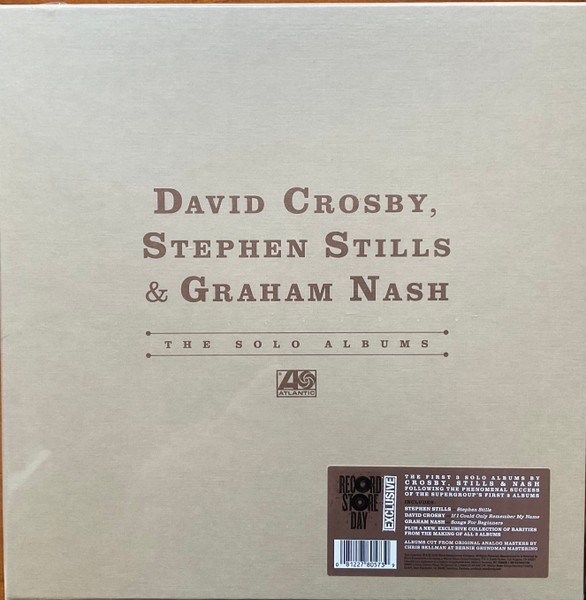 David Crosby, Stephen Stills & Graham Nash ‎– The Solo Albums (4X VINYL)