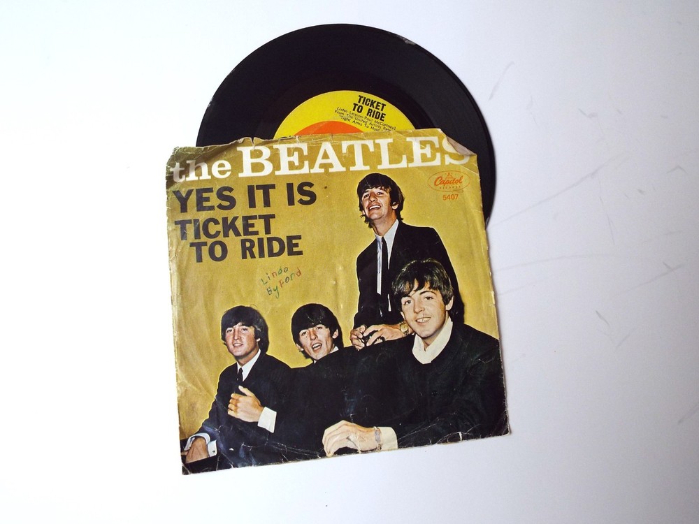 The Beatles Ticket To Ride, Yes it is 45 Record
