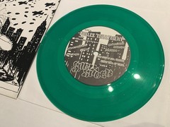 BULLET TREATMENT / SHELL SHOCK 7” Green Vinyl-The Bronx Social Distortion Drips