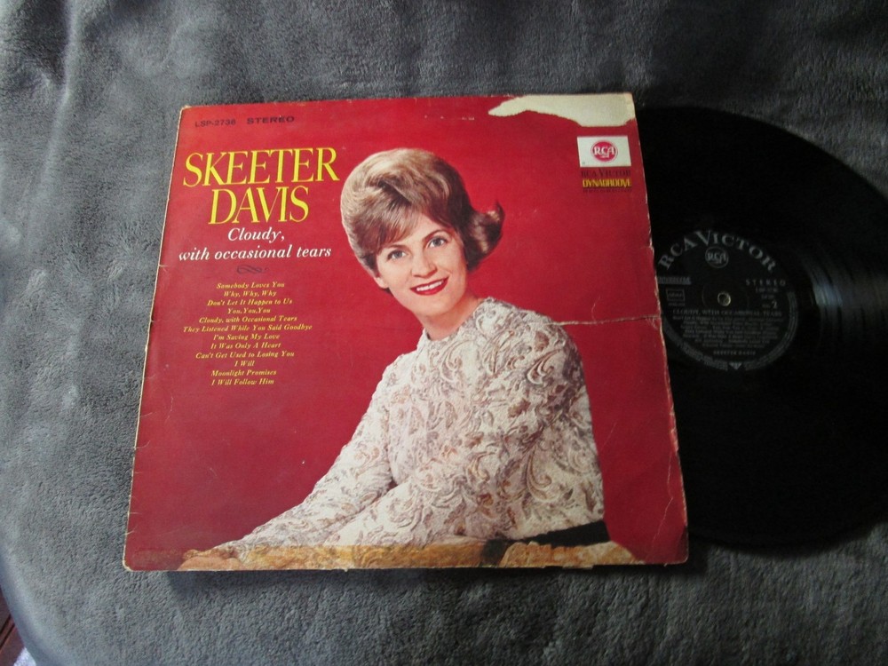Skeeter Davis, Cloudy with Occasional Tears IMPORT