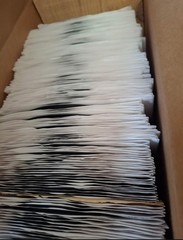 Box Lot of About 200 Vinyl 45 Records From Large Collection VG+ Most In Sleeves
