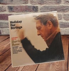 David Rose – Holiday For Strings LP Record 1960 Capitol Stereo Easy Listening