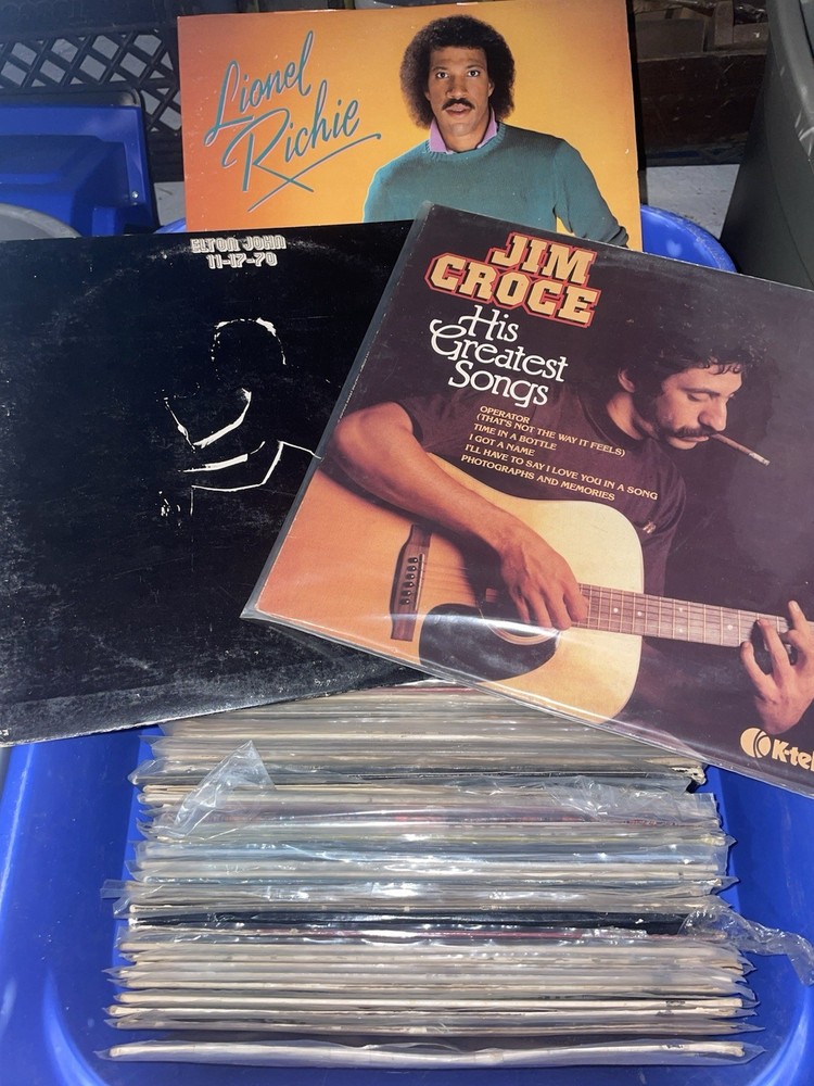 HUGE LOT OF VINYL RECORDS! Classic Rock/Disco/Pop/RNB/Big Band Read Description!