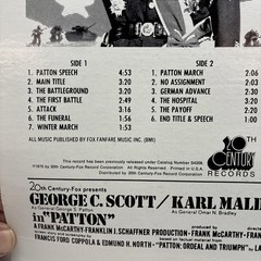 Patton Original Score Jerry Goldsmith 12″ Album LP Vinyl Record 1970 T-902 Excel